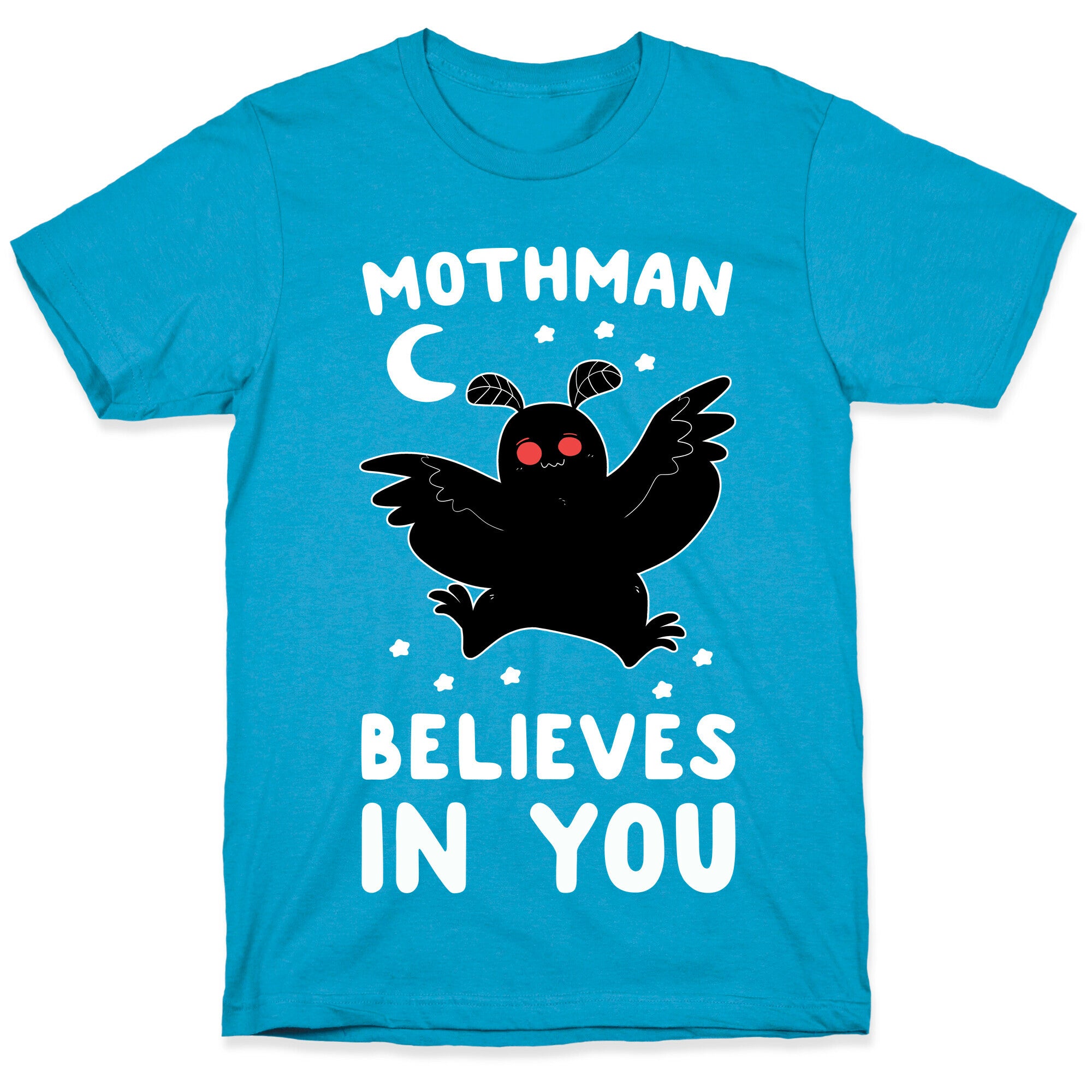 Mothman Believes in You Unisex Triblend Tee